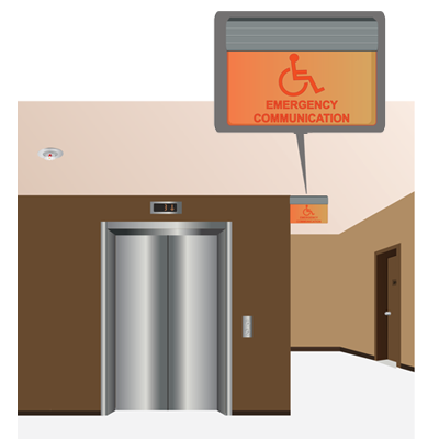 Product: Emergency Communication 120/277vac Illuminated Single Sided ...