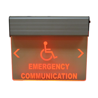 Product: Emergency Communication 120/277vac Illuminated Single Sided ...
